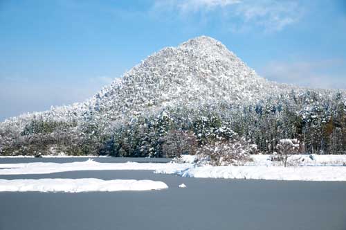 久美浜湾雪