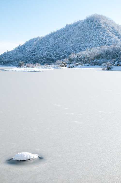 久美浜湾雪