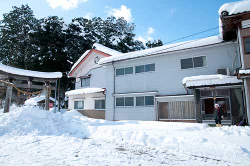 堅木屋の周りも大雪